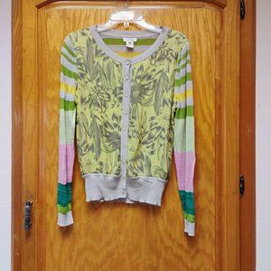 Gorgeous mixed media Sundance silk linen top size medium